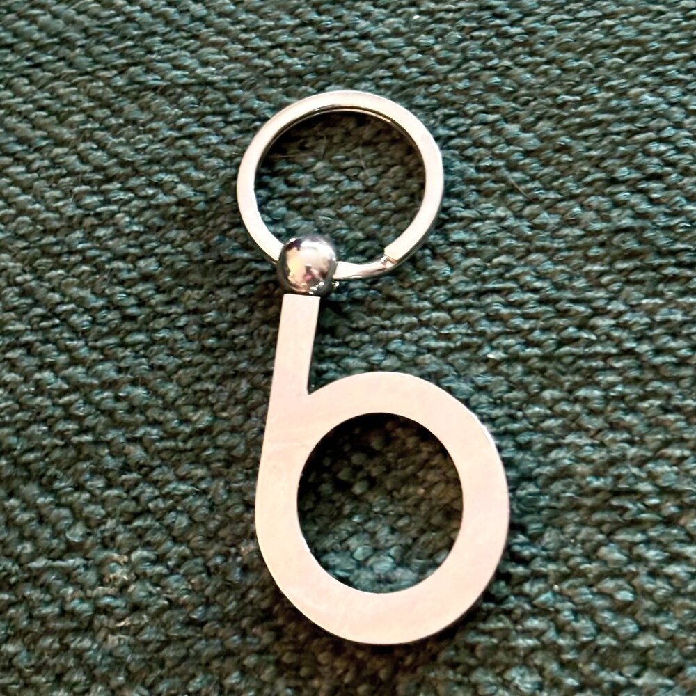 Bloomingdale's "B" Keychain
